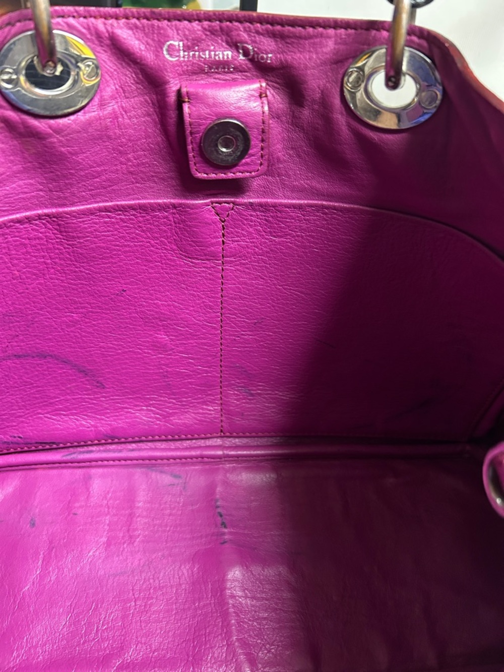 Christian Dior Diorissimo Logo charm two-way leather bag - Picture 16 of 16